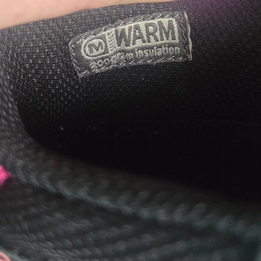 Merrell Thermo Shiver 2.0 Waterproof Winter Boots Black Pink Kids 13M MK161285